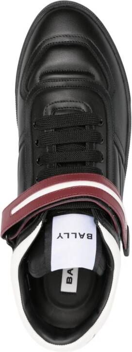 Bally Royce touch-strap leather sneakers Black