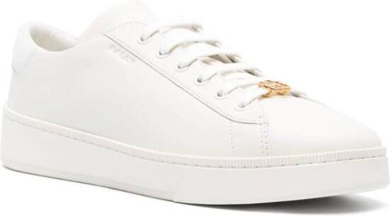 Bally Ryver logo-plaque leather sneakers White