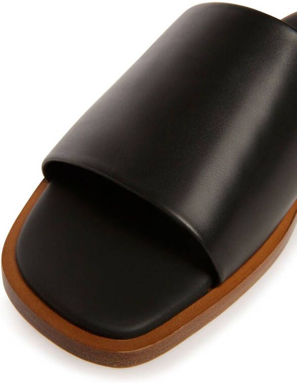 Bally Sabian Tu leather slides Black