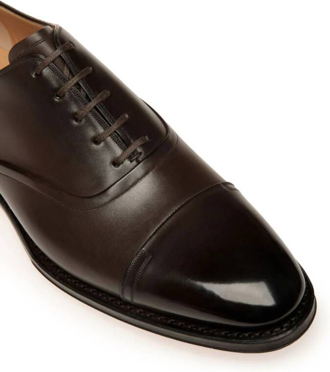 Bally Sadhy leather oxford shoes Brown
