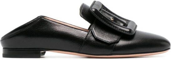 Bally Schuhe leather loafers Black