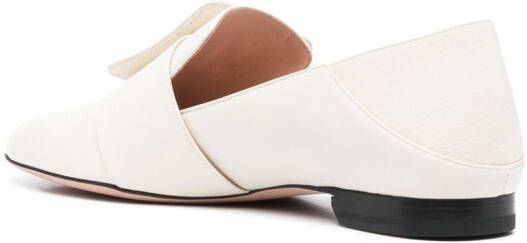 Bally side buckle-detail loafers Neutrals