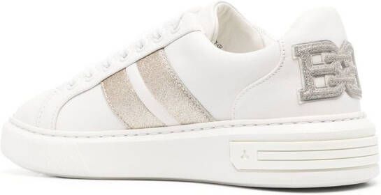 Bally side logo-plaque low-top sneakers White