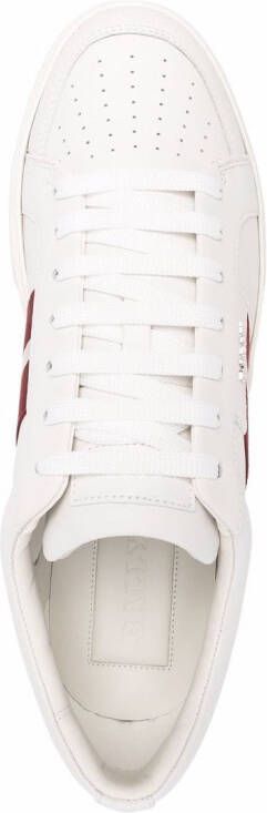 Bally side stripe detail sneakers White