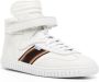 Bally side-stripe leather high-top sneakers White - Thumbnail 2
