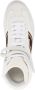 Bally side-stripe leather high-top sneakers White - Thumbnail 4