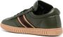 Bally side-stripe leather low-top sneakers Green - Thumbnail 3