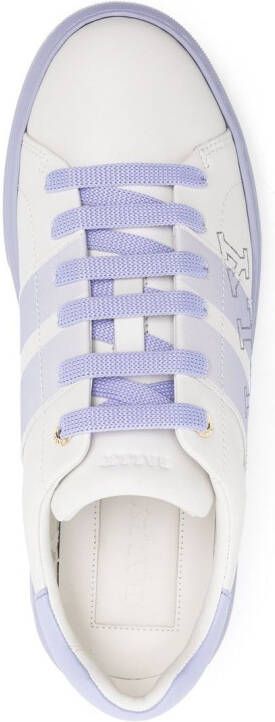 Bally side-stripe logo-print sneakers White