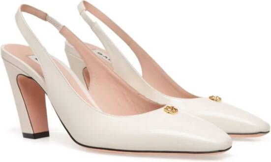 Bally slingback leather pumps Neutrals