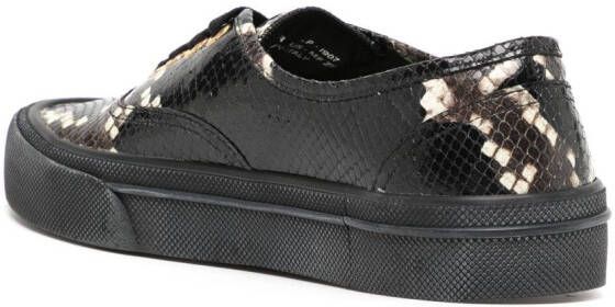 Bally snakeskin-effect leather sneakers Black