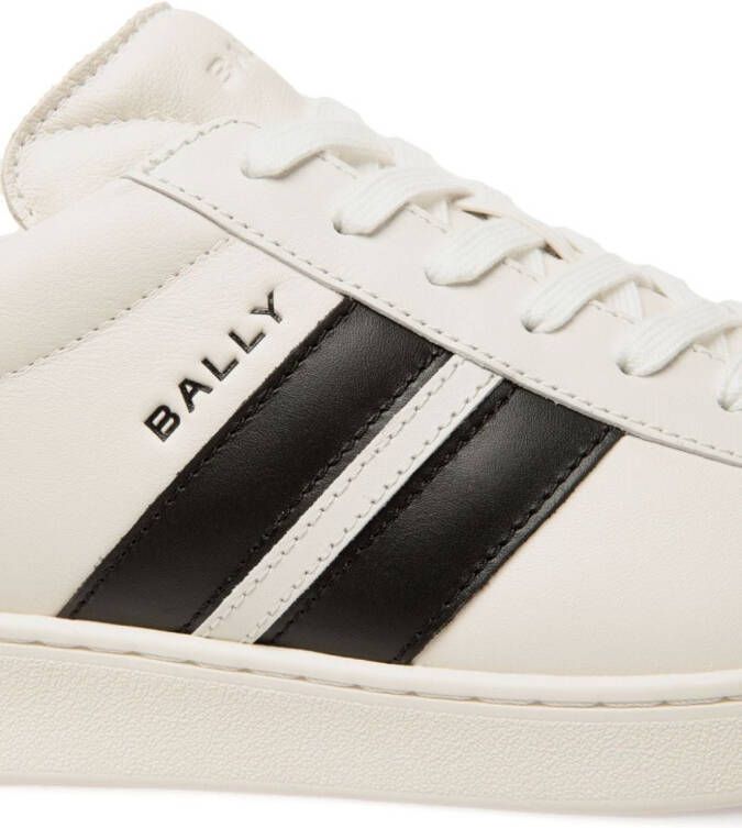 Bally stripe-detail leather sandals White