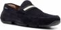 Bally Pearce Leather Drivers In Navy wide foot morphology Blue - Thumbnail 2