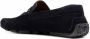 Bally Pearce Leather Drivers In Navy wide foot morphology Blue - Thumbnail 3