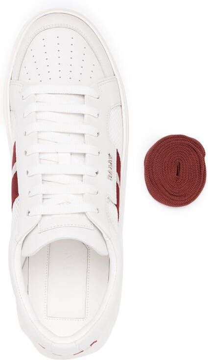 Bally striped tape low-top sneakers White