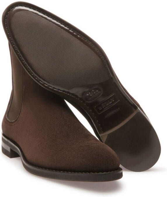 Bally Styles suede ankle boots Brown