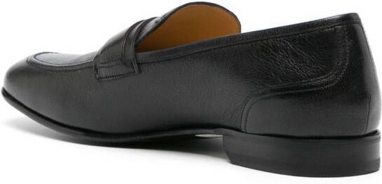 Bally Suisse logo-plaque leather loafers Black