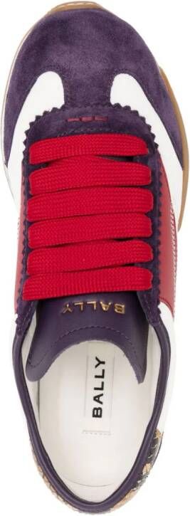 Bally Sussex lace-up leather sneakers Multicolour
