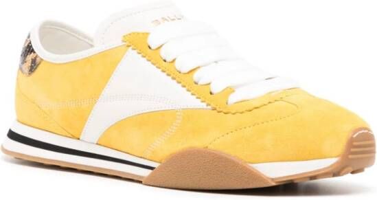 Bally Sussex leather sneakers Yellow