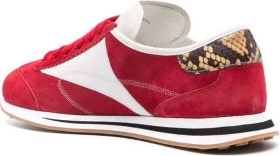 Bally Sussex panelled sneakers Red