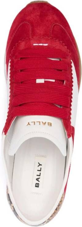 Bally Sussex panelled sneakers Red