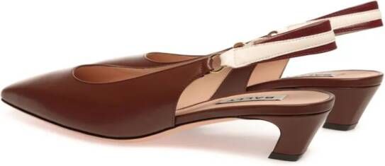 Bally Sylt Nappa leather pumps Brown