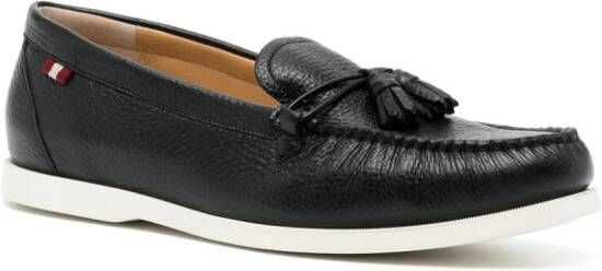 Bally tassel-detail leather loafers Black