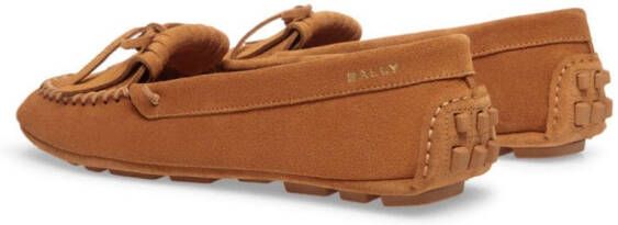 Bally tassel-detail leather loafers Brown