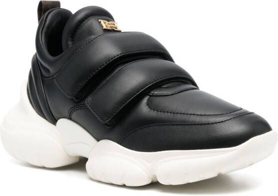 Bally touch-strap leather sneakers Black