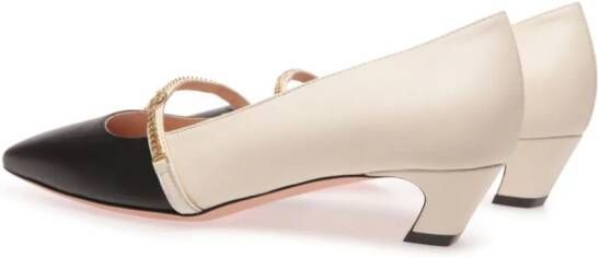 Bally two-tone leather pumps Neutrals