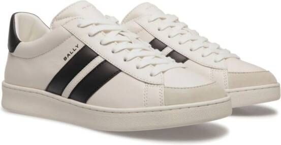Bally Tyger leather sneakers White