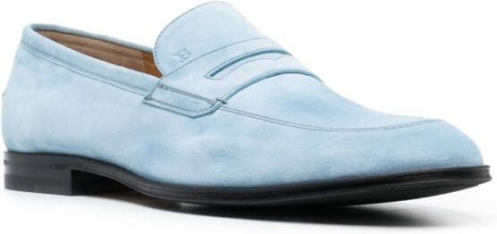 Bally Webb leather loafers Blue