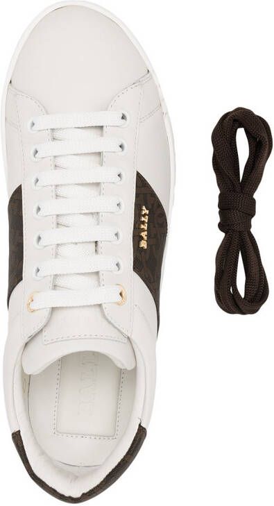 Bally Wilem stripe-trim sneakers White