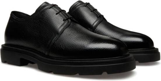 Bally Zed grained-texture derby shoes Black