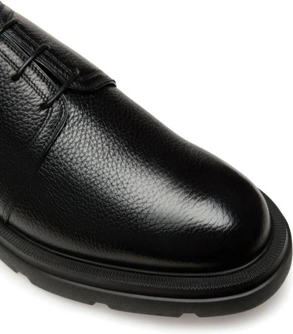 Bally Zed grained-texture derby shoes Black