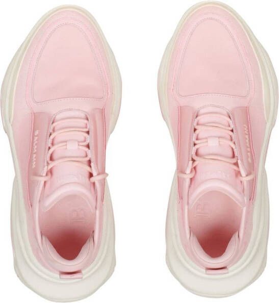 Balmain B-Bold lace-up sneakers Pink