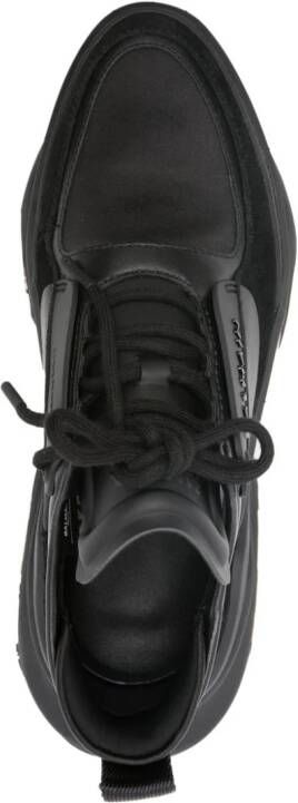 Balmain B-Bold leather sneakers Black