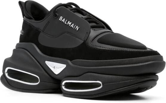 Balmain B-Bold logo-lettering sneakers Black