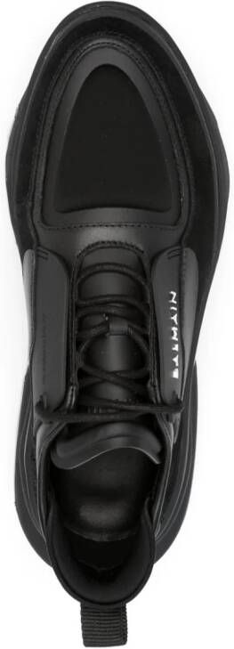 Balmain B-Bold logo-lettering sneakers Black