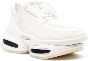 Balmain B-Bold logo-lettering sneakers White