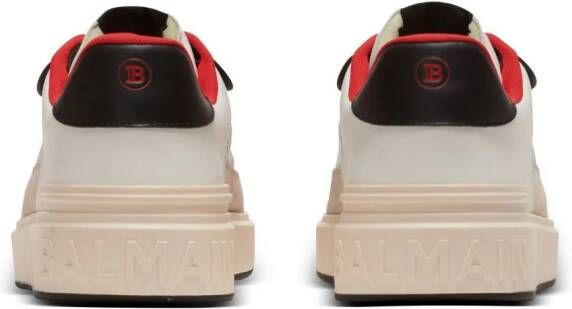 Balmain B-Court Flip snakeskin-effect sneakers White