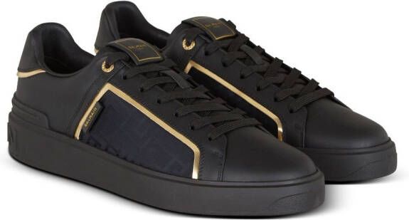 Balmain B-Court leather sneakers Black