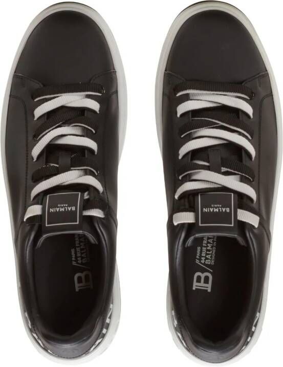 Balmain B-Court leather sneakers Black