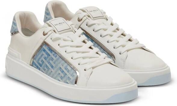 Balmain B-Court leather sneakers White