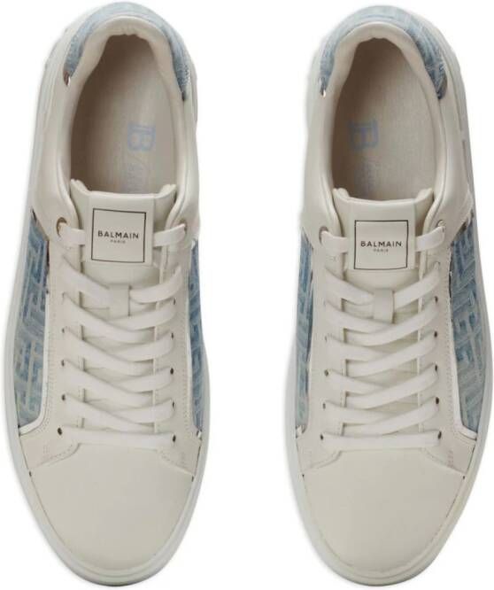 Balmain B-Court leather sneakers White