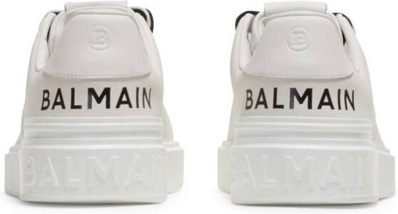 Balmain B-Court leather sneakers White