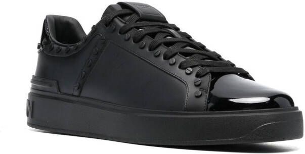 Balmain B-court low-top sneakers Black
