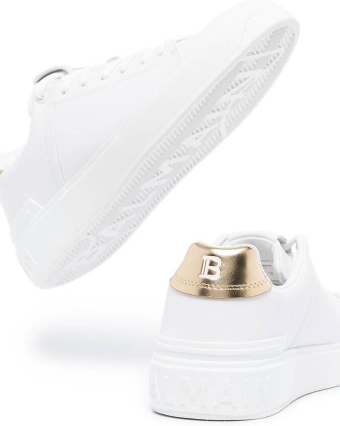 Balmain B-Court low-top sneakers White