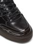 Balmain B-Court mid-top patent-leather sneakers Black - Thumbnail 5