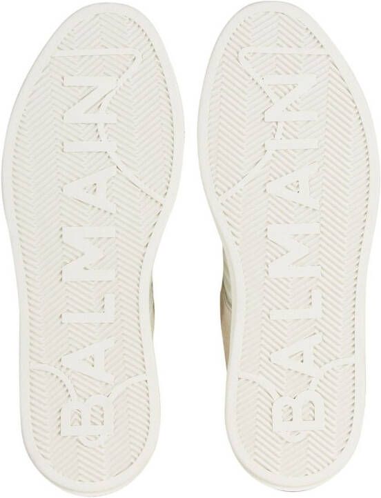 Balmain B-Court monogram sneakers Neutrals