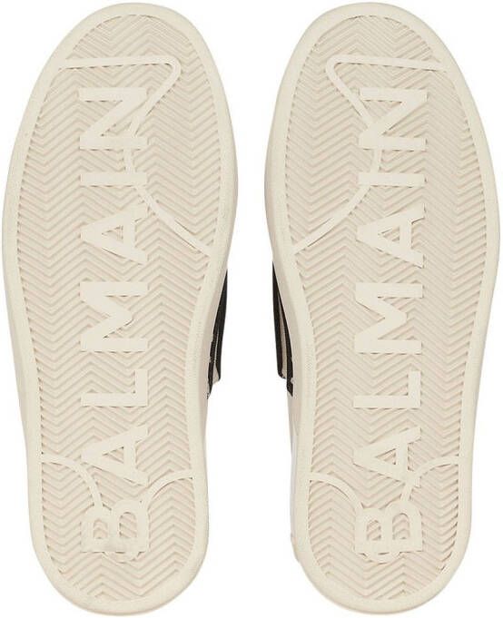Balmain B-Court monogram sneakers White